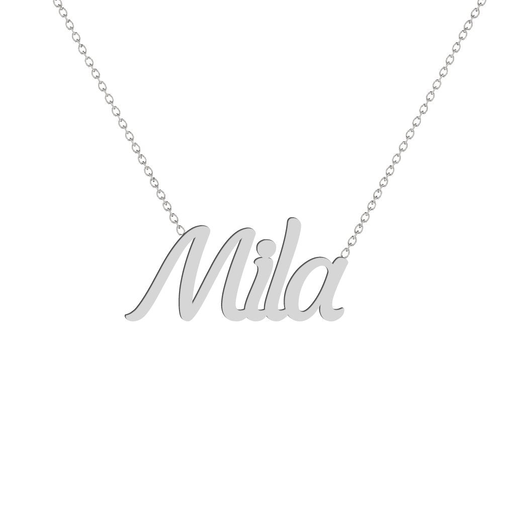 Gold Name Necklace - Mila